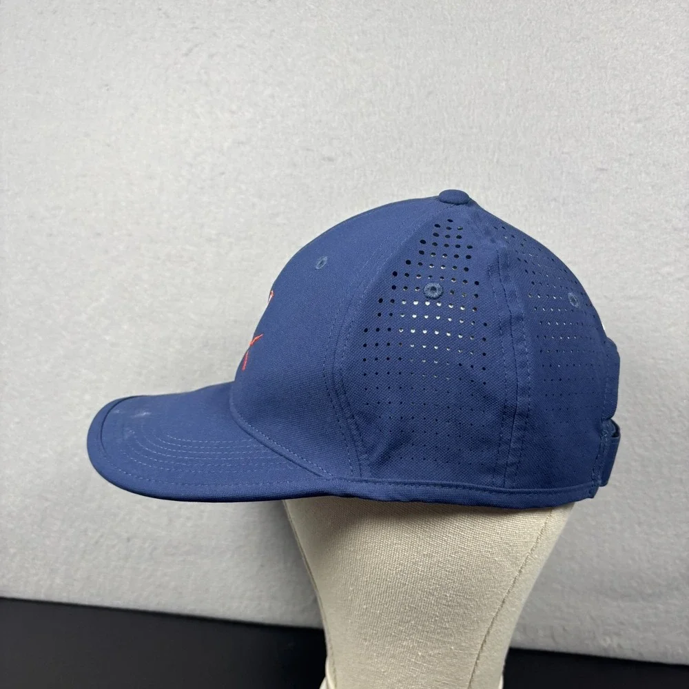 UVA Blue Nike Golf Ultralight Perforated Golf Cap Adjustable Hat 727040-410 Cavs